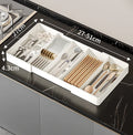 Expandable Drawer Divider Tray for Kitchen Utensils Bathroom Cosmetics