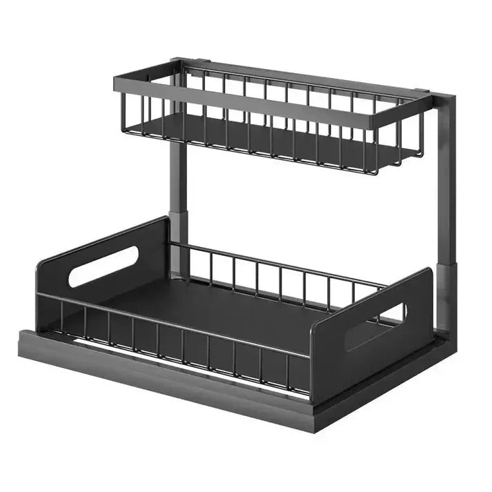 Under Sink Organizer, 2-Tier Sliding